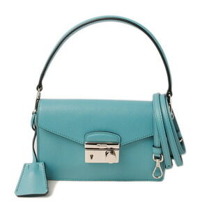 Prada accessory pouch smartphone SAFFIANO LUX TURCHESE Turquoise Blue